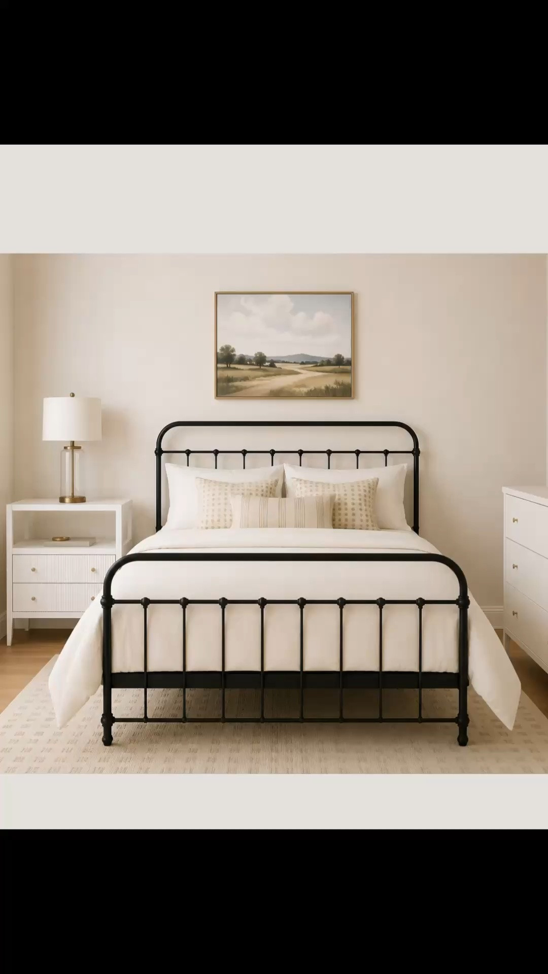Neutral bedroom ideas with a timeless designer-inspired feel 🤍 Loving the mix of black metal accents, soft textures, warm wood tones, and organic modern details that create a cozy bedroom without feeling cluttered. These bedroom finds work beautifully for anyone creating a light, airy, neutral space with affordable pieces that feel high-end. Follow me on LTK for daily fashion, home decor & Amazon finds.

#LTKHome #LTKSaleAlert