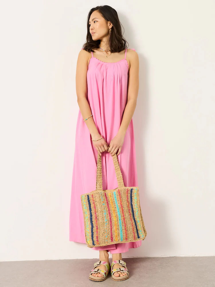 FatFace Tassel Tie Strap Maxi Dress | Next EU