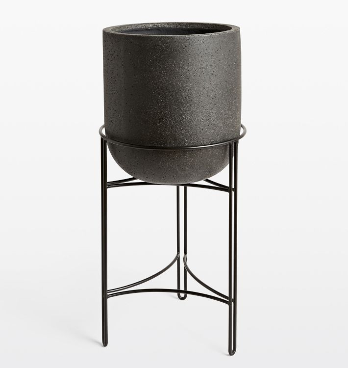 Dell All-Weather Planter with Stand | Rejuvenation