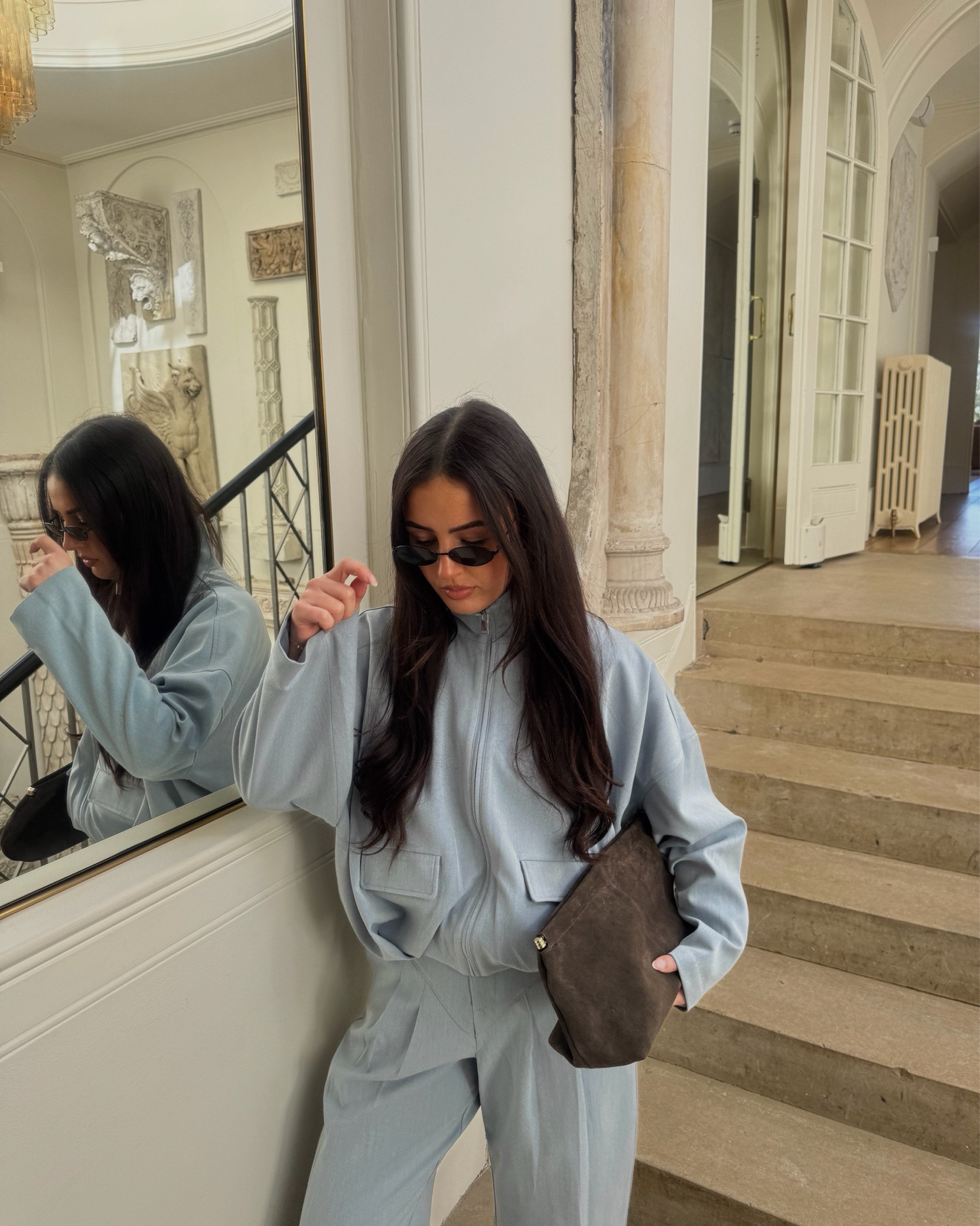 I wear a size XS-S in the jacket & size 8 in the trousers 🤍

Spring outfits, spring co-ord, funnel neck jacket, Maebe, Maebe co-ord, blue jacket, tailored trousers, ballet flats

#LTKuk #LTKspring #LTKeurope
