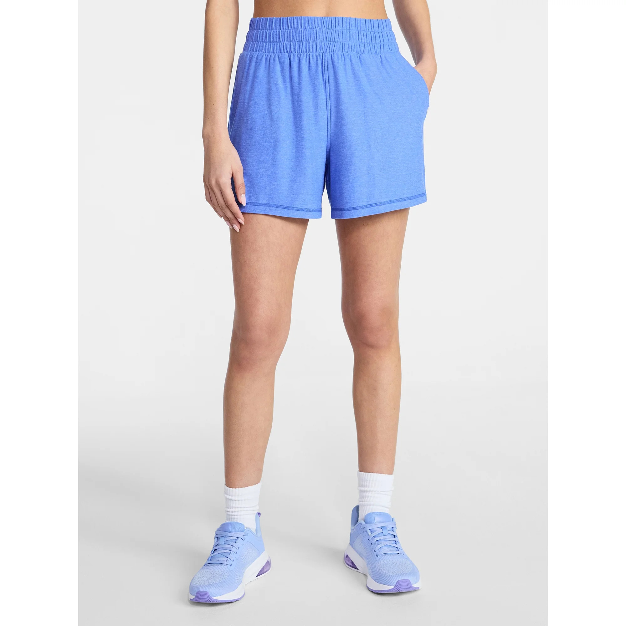 Athletic Works Women's and Women's Plus ButterCore Soft Performance Gym Shorts, Sizes XS-4X | Walmart (US)