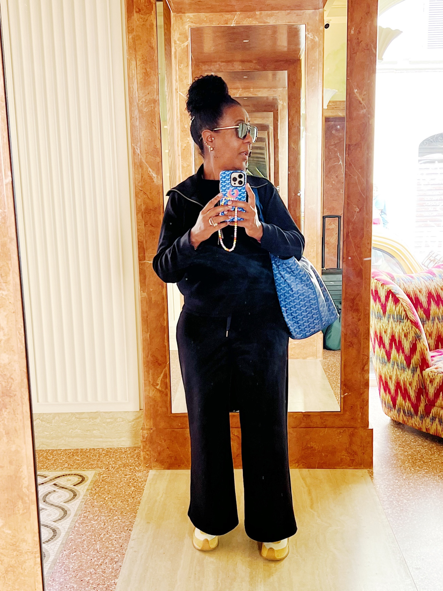Seriously the best travel outfit for transatlantic flights. Especially, if you tend to run a little warm … the material is cooling. Best investment! I’ve gotten my money’s worth. Runs TTS. I’m wearing a size S and petite Small in the pants.

#airessentials
#spanx
#airplaneoutfit

#LTKOver40 #LTKTravel #LTKStyleTip