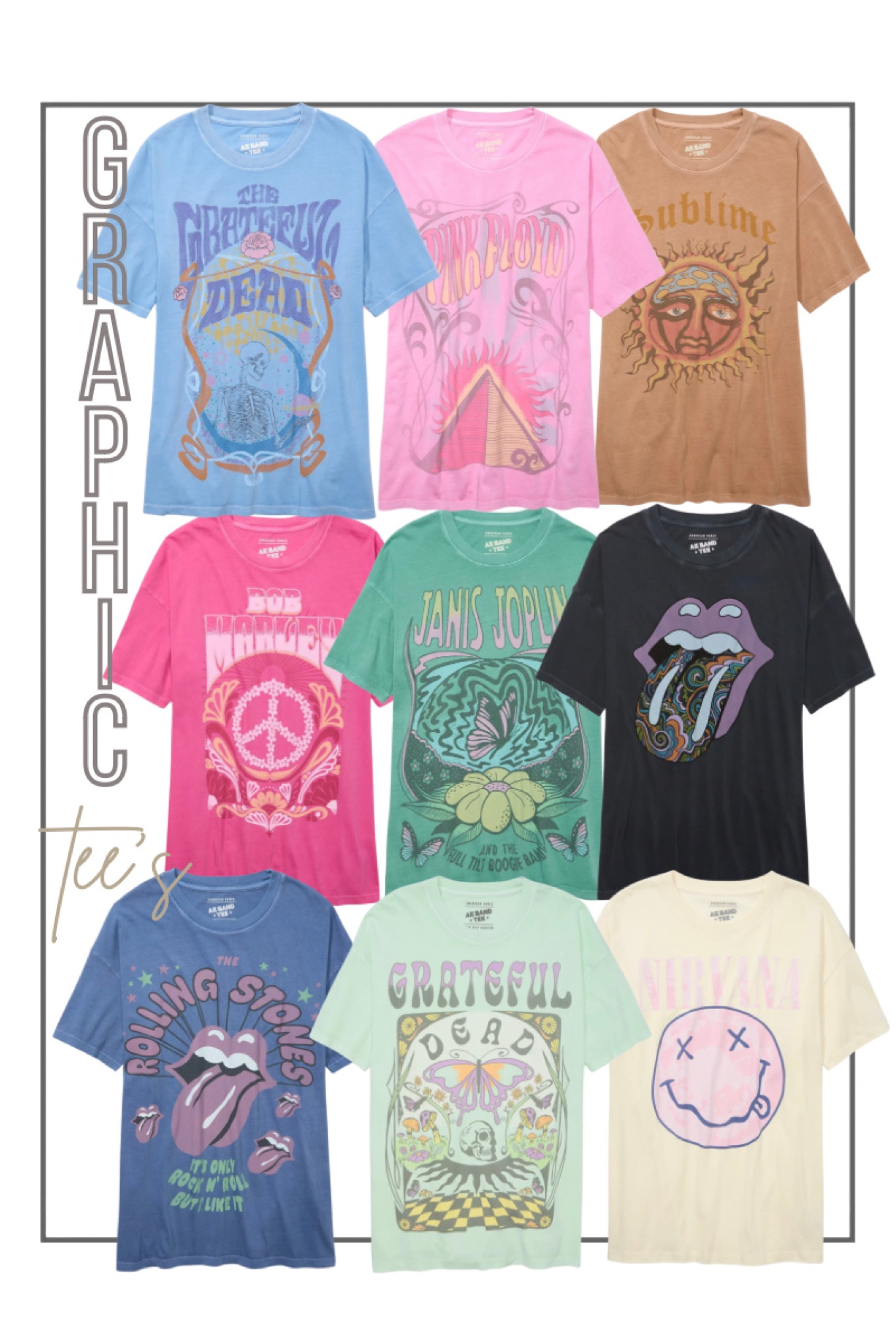 Graphic tees, band tees, oversized tee
Can’t stop won’t stop 


#LTKsalealert #LTKstyletip #LTKunder50