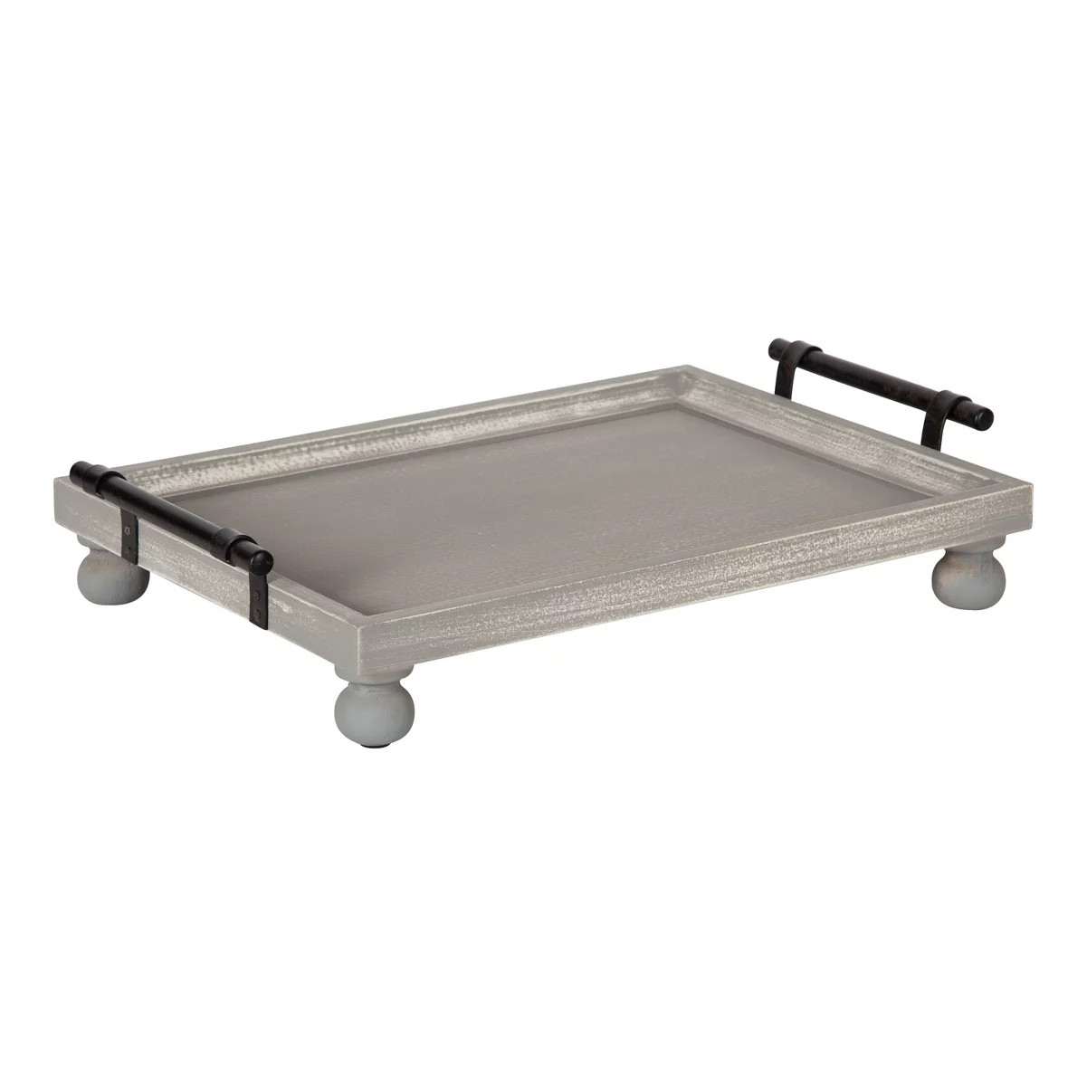 Kate and Laurel Bruillet Wooden Footed Tray | Target