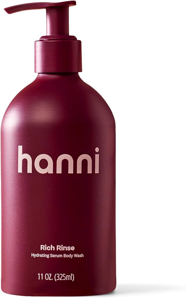 HANNI Rich Rinse Hydrating Serum Body Wash, Glycerin + Aloe, 325 mL/11 oz | Amazon (US)