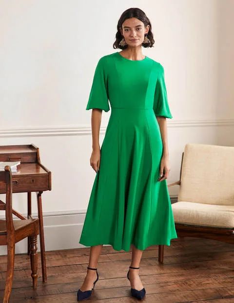 Full Skirt Jersey Midi Dress | Boden (US)