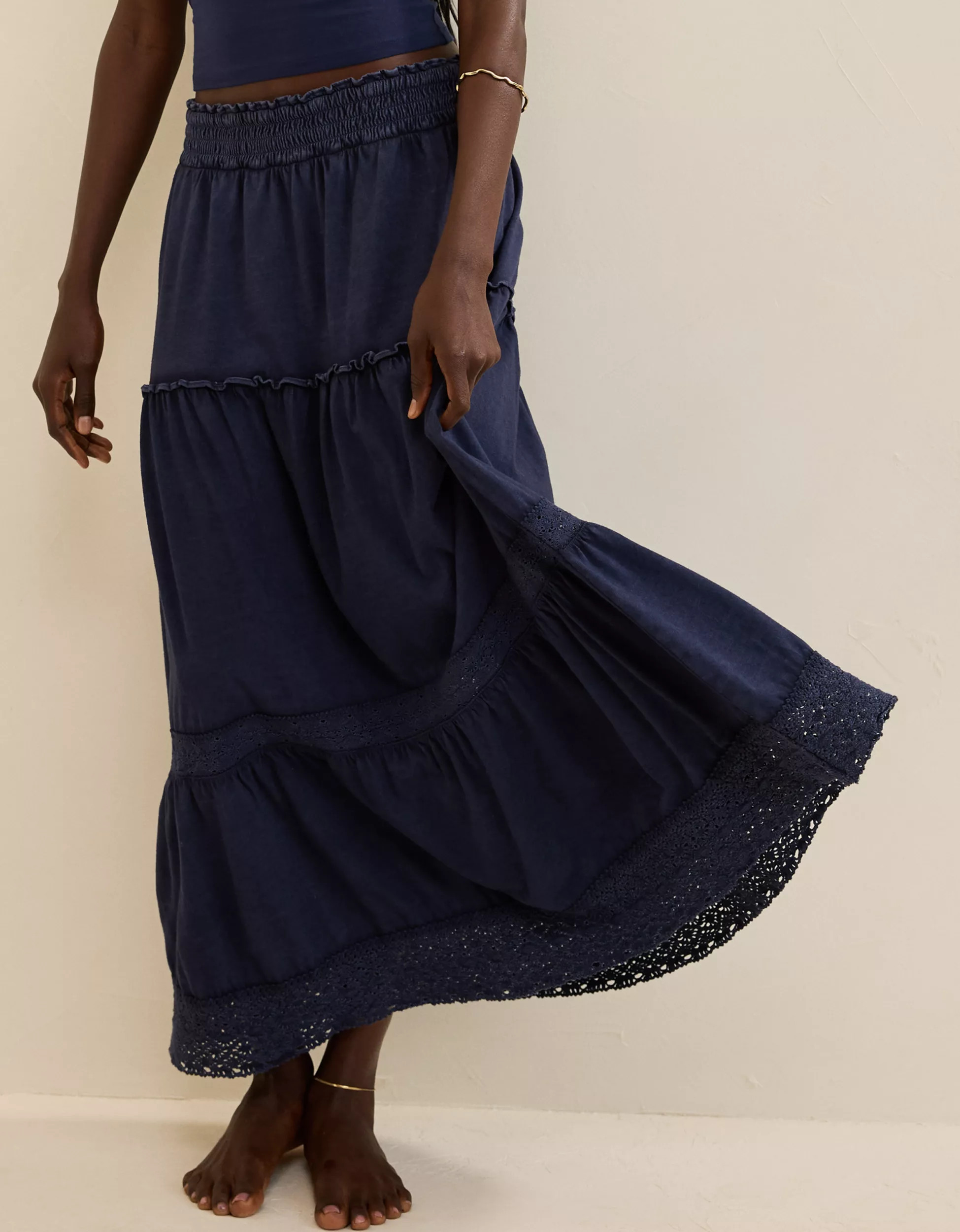 Aerie Happiest Maxi Skirt | Aerie