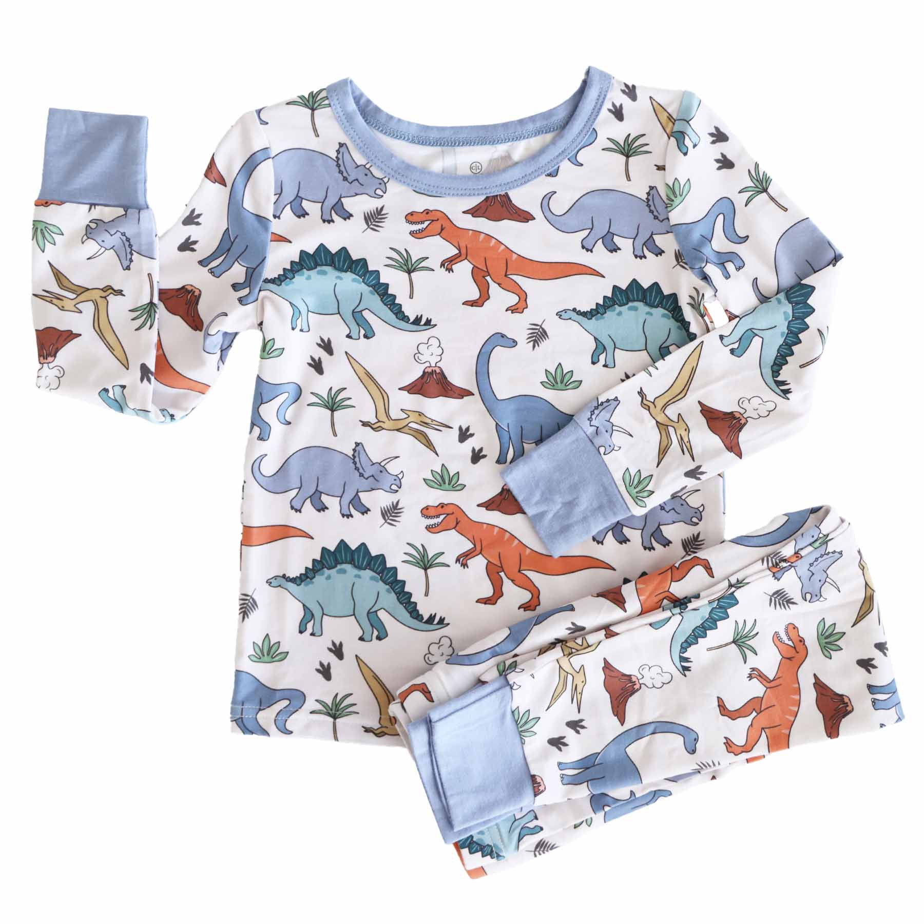 Dino Dude Two Piece Pajama Set | Caden Lane
