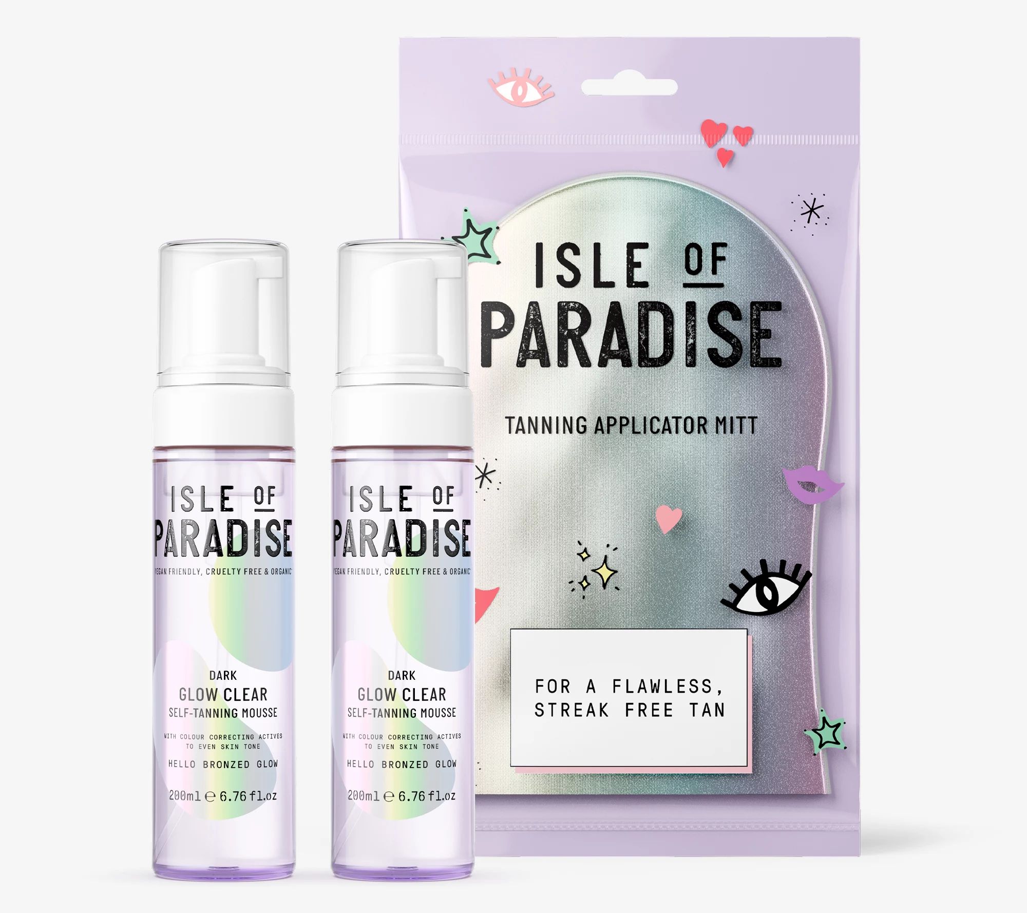 Isle of Paradise Self-Tanning Mousse Duo Auto-Delivery | QVC