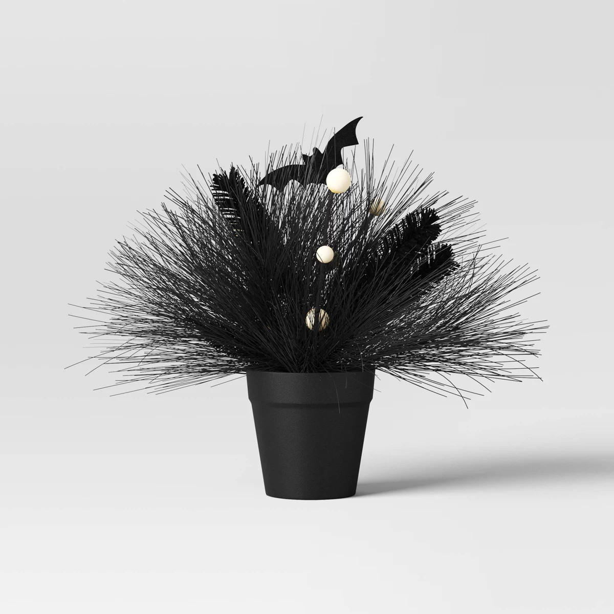 10.5" Plastic Halloween Plant and Fabric Bat - Hyde & EEK! Boutique™ | Target
