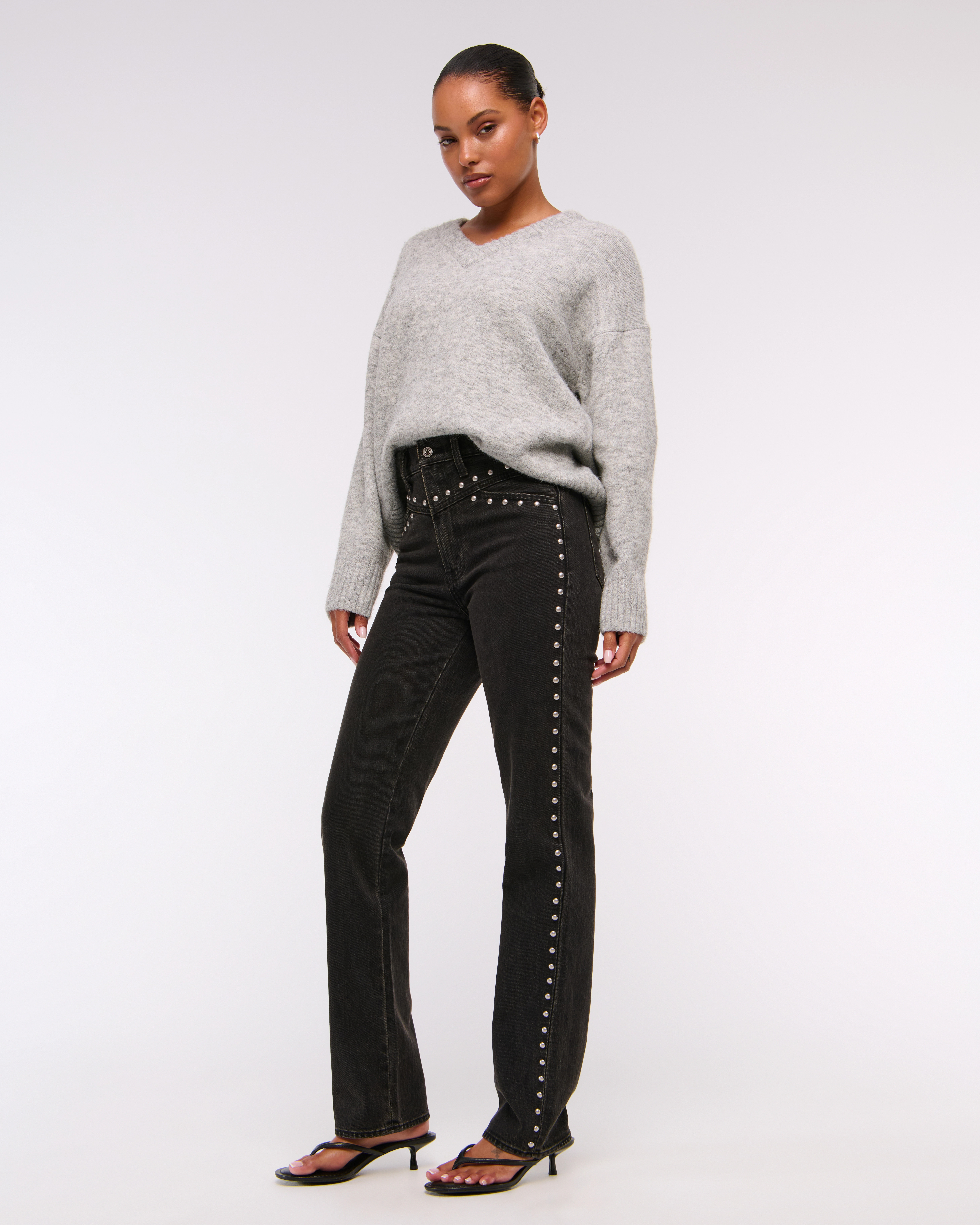 Ultra High Rise 90s Straight Jean | Abercrombie & Fitch (US)