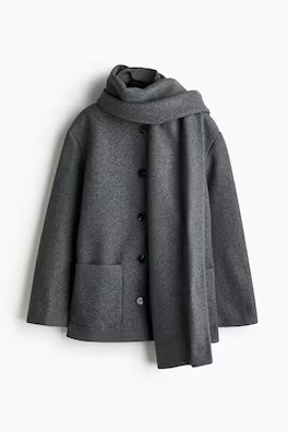 Scarf-detail coat | H&M (UK, MY, IN, SG, PH, TW, HK)