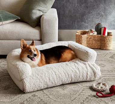 Sherpa Faux Fur 3-in-1 Pet Bed | Pottery Barn (US)