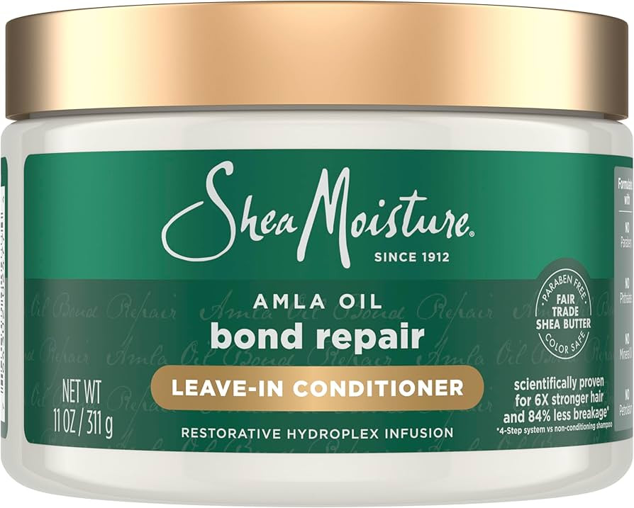 SheaMoisture Bond Repair Leave-In Conditioner AmlaOil Protects Against Damage & Strengthens Hair ... | Amazon (US)