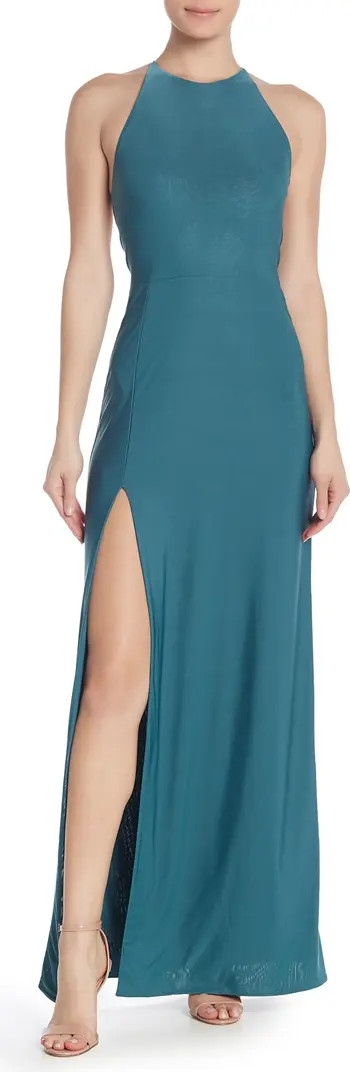 Slinky Halter Maxi Dress | Nordstrom Rack