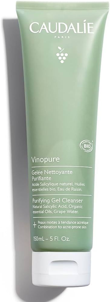 Caudalie Vinopure Pore Purifying Gel Cleanser with Natural Salicylic Acid, 5.1 Ounce | Amazon (US)