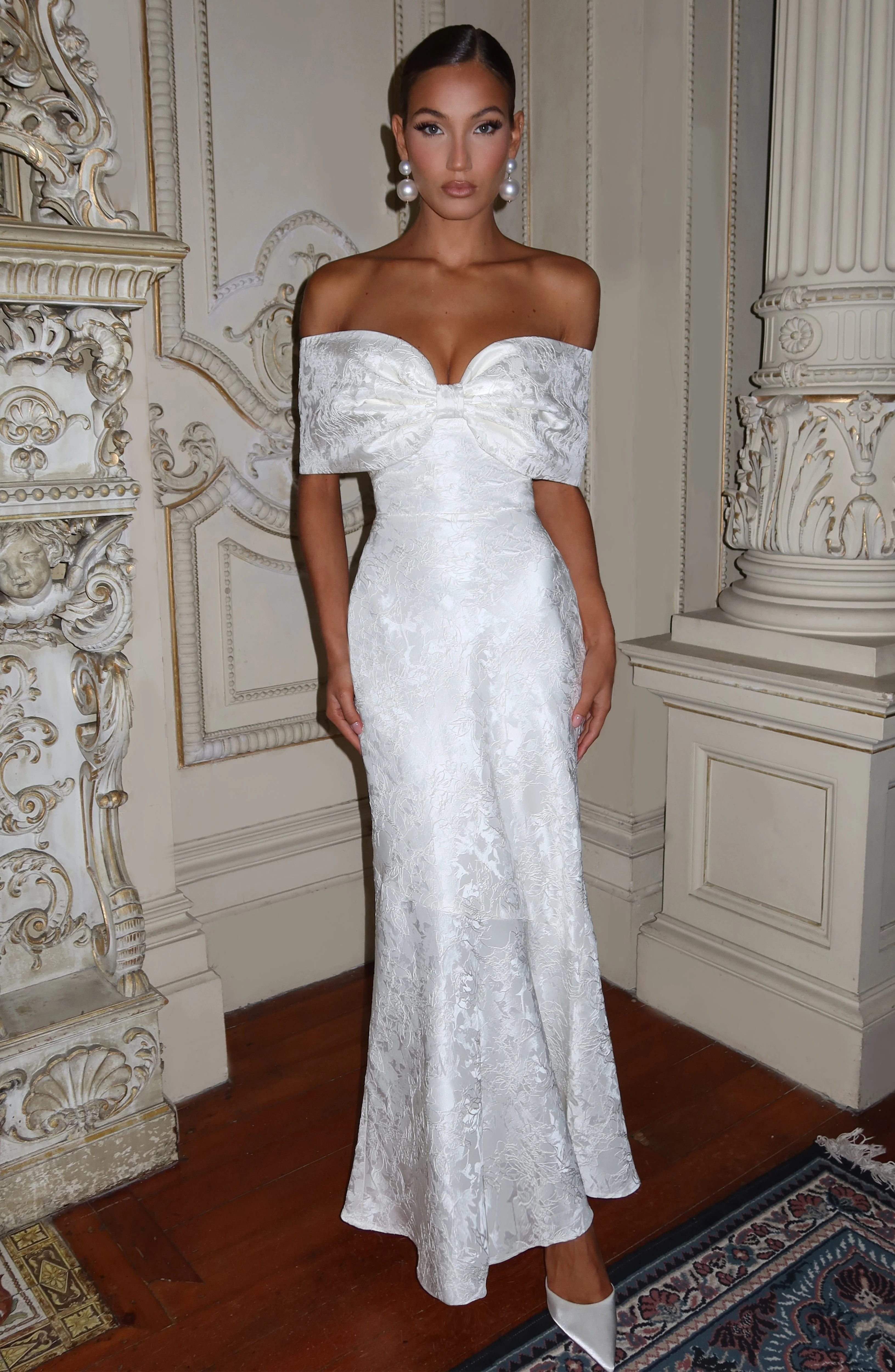 Emberly Maxi Dress - Ivory | Babyboo (global)