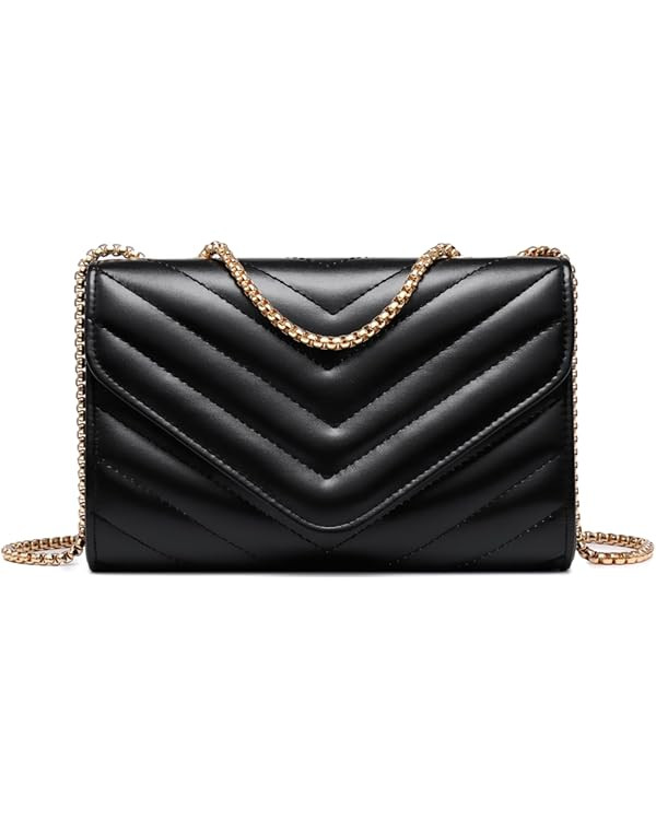 Dasein Women Small Quilted Crossbody Bags Stylish Designer Evening Bag Clutch Purses and Handbags... | Amazon (US)