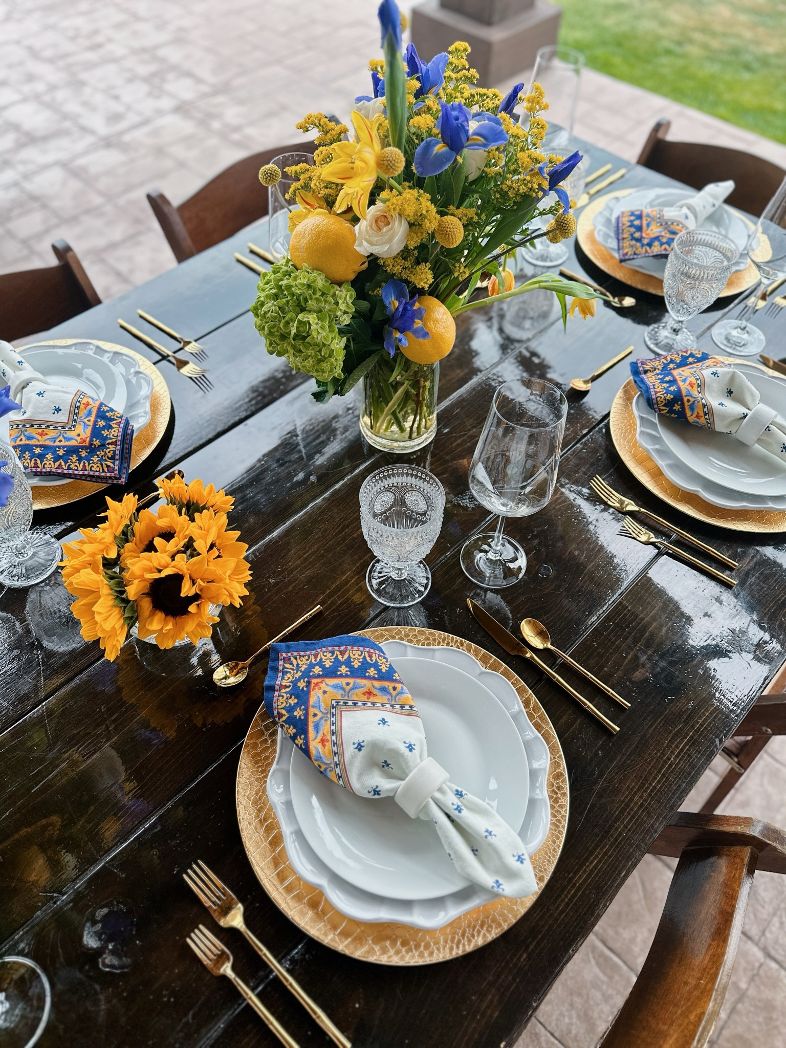 Tuscany tablescape 🍋🍷 

#LTKparties #LTKeurope #LTKhome