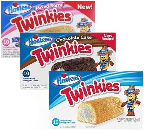 Hostess Ultimate Twinkie Variety Pack | Four Flavors: Original, Chocolate, Banana, Mixed Berry | 4 1 | Amazon (US)