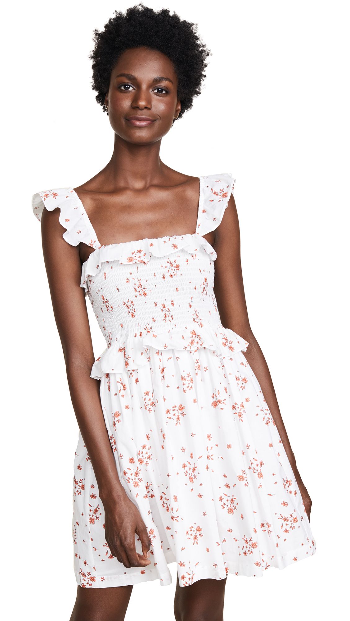 Amanda Uprichard Smocked Dress | Shopbop