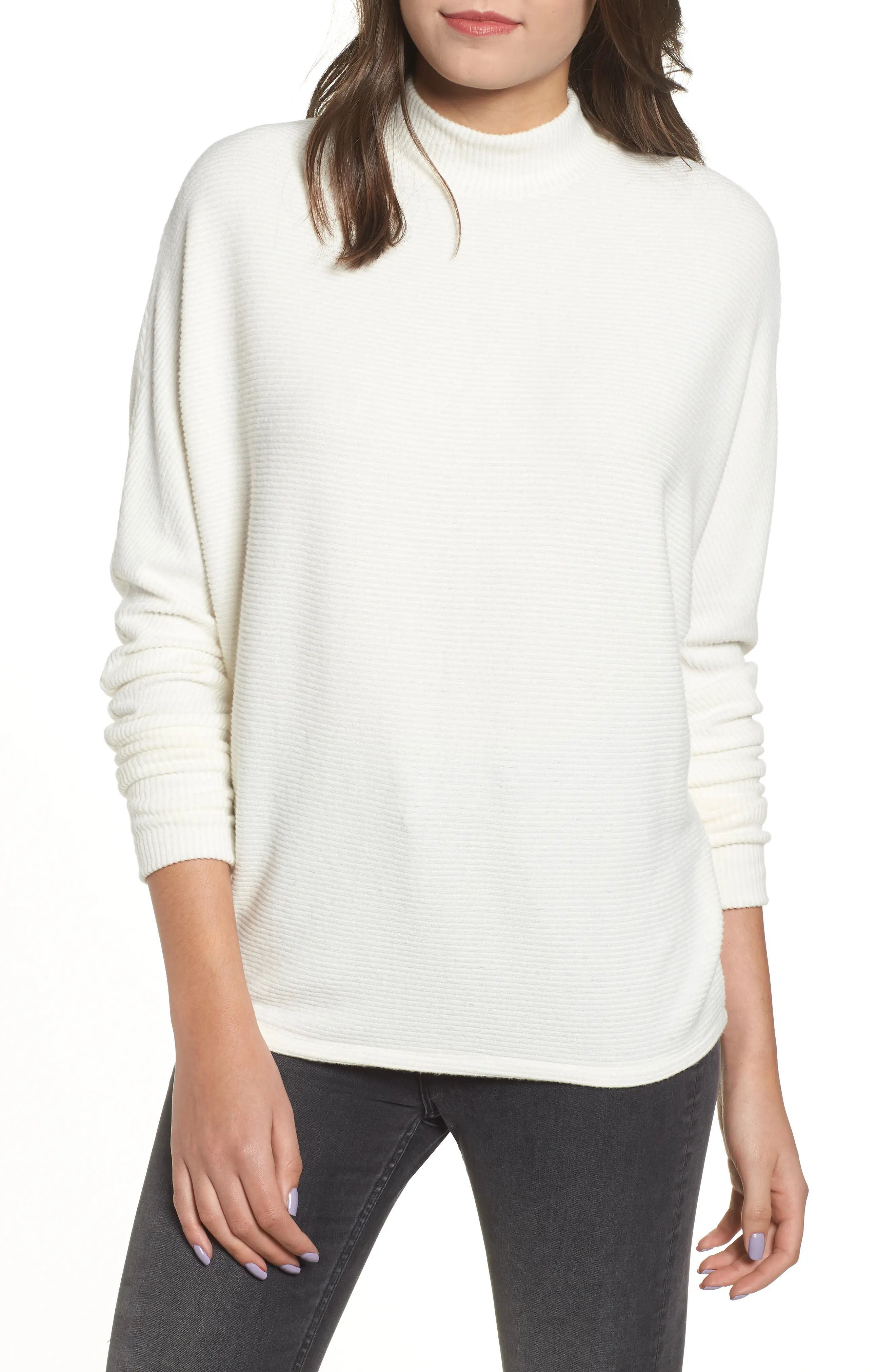 BP. Dolman Sleeve Ribbed Top (Regular & Plus Size) | Nordstrom