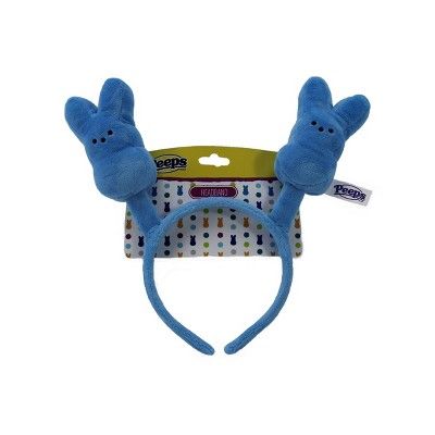 Peeps Plush Easter Bunny Headband Blue | Target
