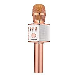 BONAOK Wireless Bluetooth Karaoke Microphone, 3-in-1 Portable Handheld Mic Speaker for All Smartp... | Amazon (US)