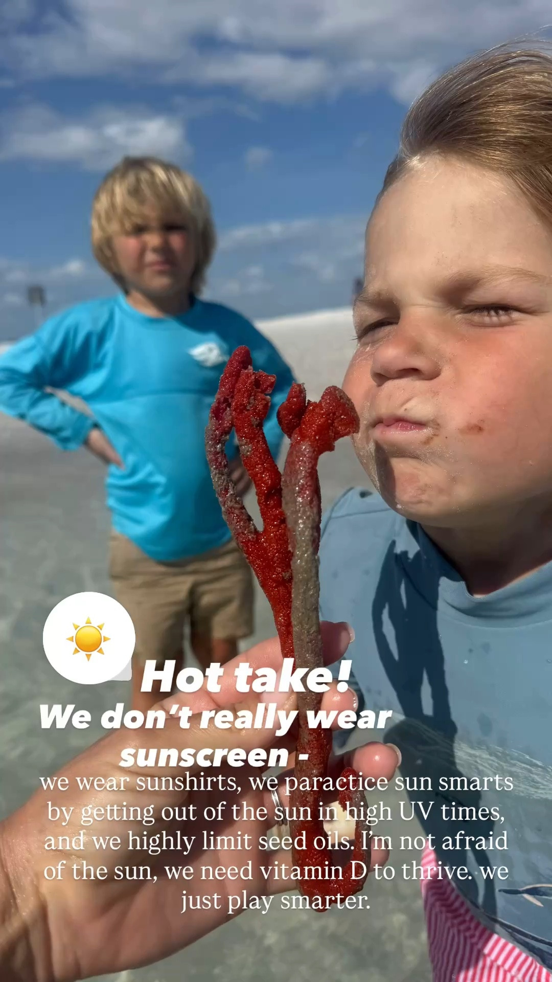 Sunshirts ☀️ The best sun protection for your busy kid. 
