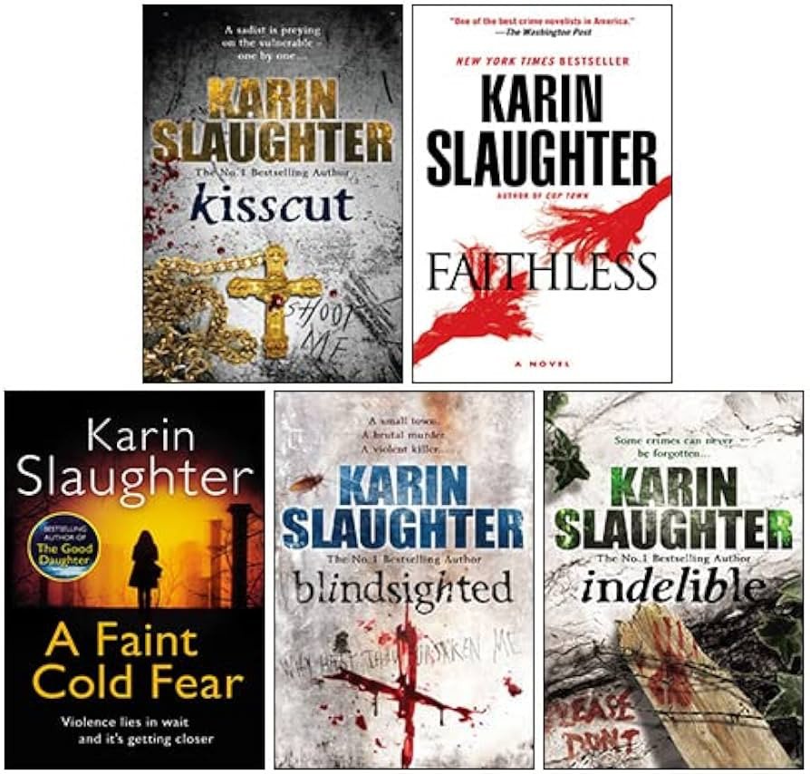 Grant County Series 5 Books Collection Set By Karin Slaughter (Faint Cold Fear, Kisscut, Indelibl... | Amazon (US)