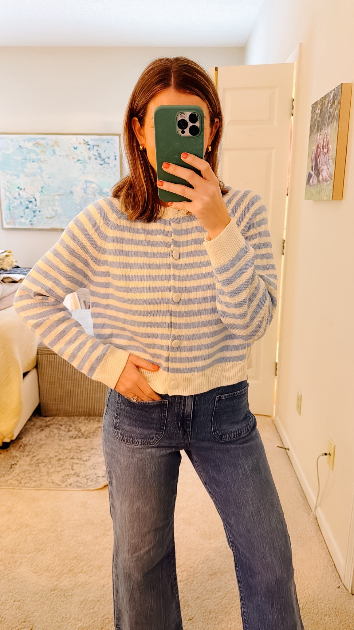 Sunday OOTD 

Wearing the cardigan in a Medium! 

Spring Cardigan Spring Casual Outfit 

#LTKootd