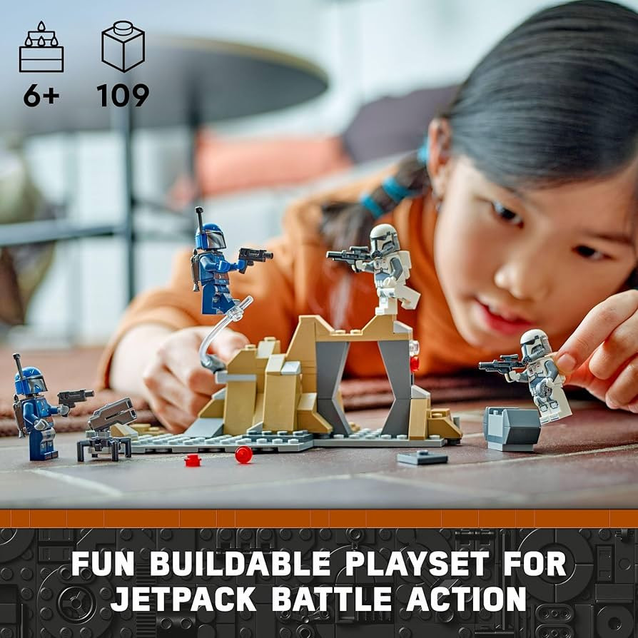 LEGO Star Wars: The Mandalorian Ambush on Mandalore Battle Pack, Building Toy with 4 Star Wars Mi... | Amazon (US)