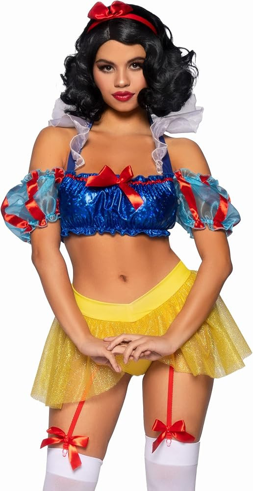 Leg Avenue Women's 3 Pc Bad Apple Snow White Costume | Amazon (US)