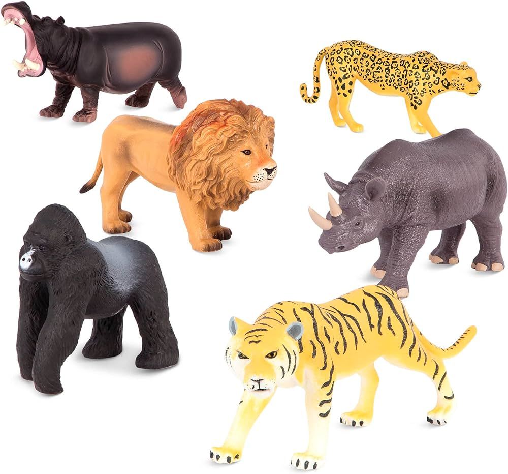 Terra by Battat – Wild Life Set – Realistic Animal Toy Figures with Tiger and Lion Toys for K... | Amazon (US)