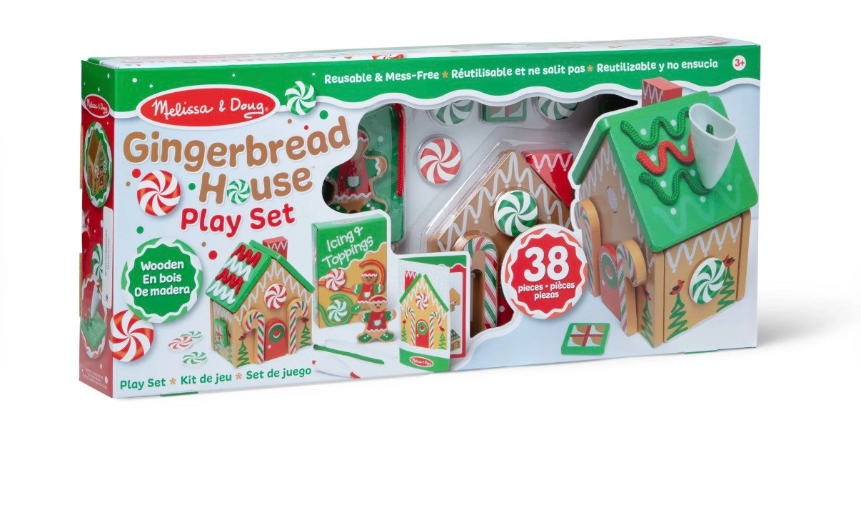 Melissa and Doug gingerbread house play set 

#LTKHoliday #LTKSeasonal #LTKKids