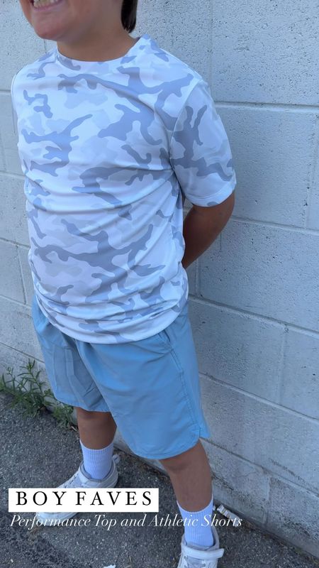 Two of my favorite recent finds $15 and under, this camo performance top is stretchy and soft perfect for baseball practice.  Loving the new colors in our go to boys athletic short.  No liner and super light weight perfect short for summer camp. 

#Boys #BoysOutfits #BoysActiveOutfits #TargetKids #Under20 #GymOutfit

#LTKFindsUnder50 #LTKKids #LTKVideo