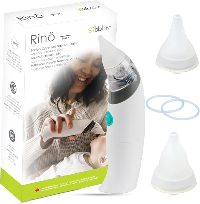 bblüv– Rinö - Baby Nasal Aspirator - Nasal Aspirator For Babies, Safe, Fast & Hygienic Mucus ... | Amazon (CA)