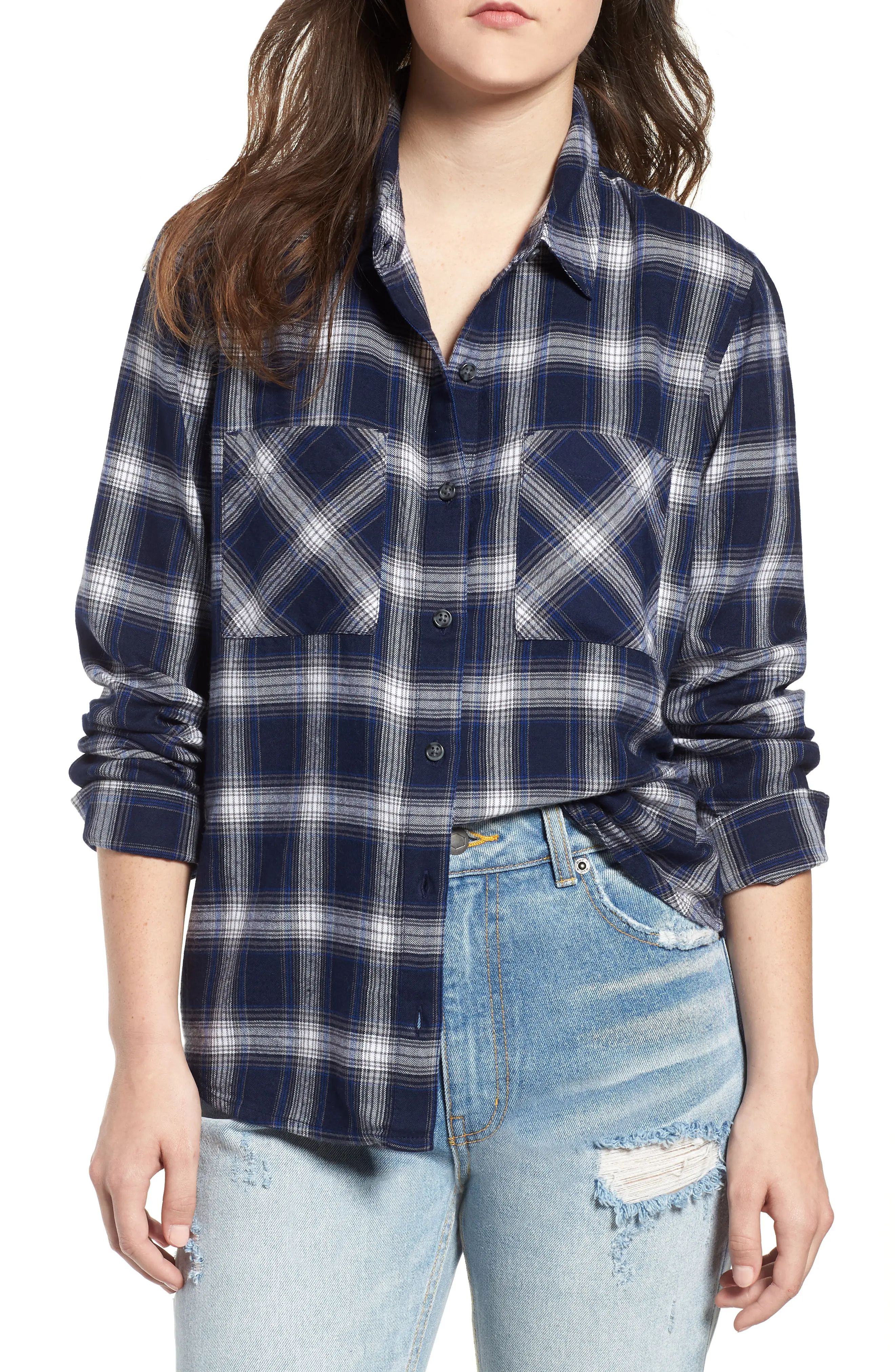 BP. Plaid Flannel Shirt | Nordstrom
