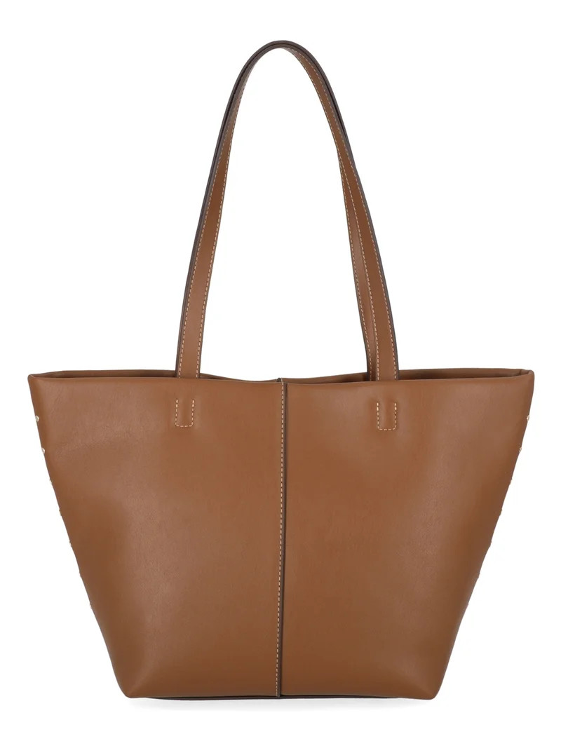 Scenario Women's Tote Handbag, Brown | Walmart (US)