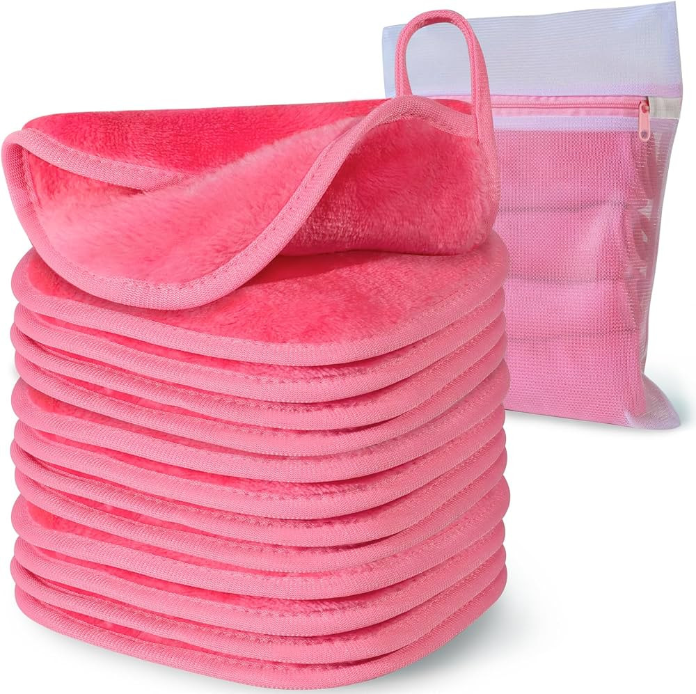 | Reusable Update Makeup Removing Microfiber Cloth for Sensitive Skin | Washable Makeup Remover T... | Amazon (US)