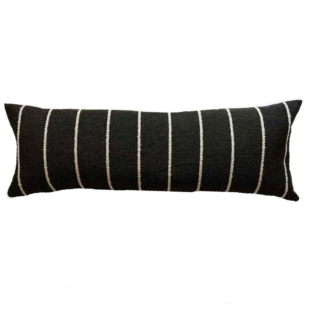 Long Lumbar, Black Striped Lumbar Pillow, BIRCH, 14x36 Lumbar, 20x54 Lumbar, Many Sizes, Studio P... | Etsy (EU)