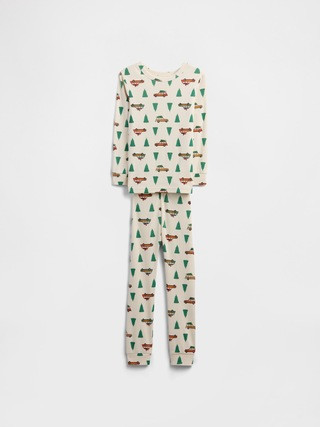 Kids & babyGap 100% Organic Cotton X-Mas Tree PJ Set | Gap Factory