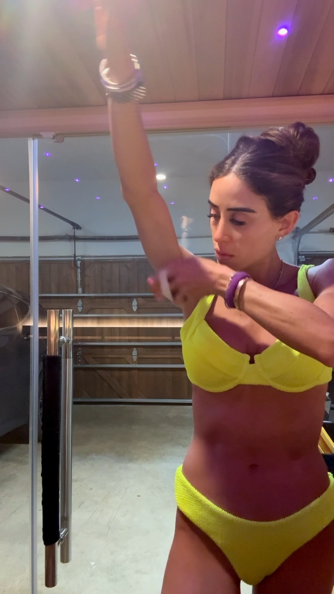 Neon green bikini size s top xs bottoms linking my Lymphatic dry  brush 

#LTKfitnessgoals