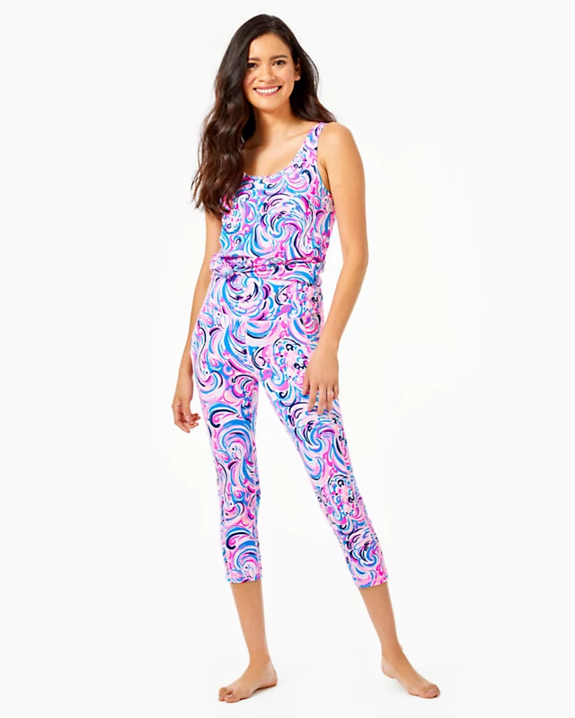 UPF 50+ Luxletic 21" Weekender High Rise Crop Legging | Lilly Pulitzer