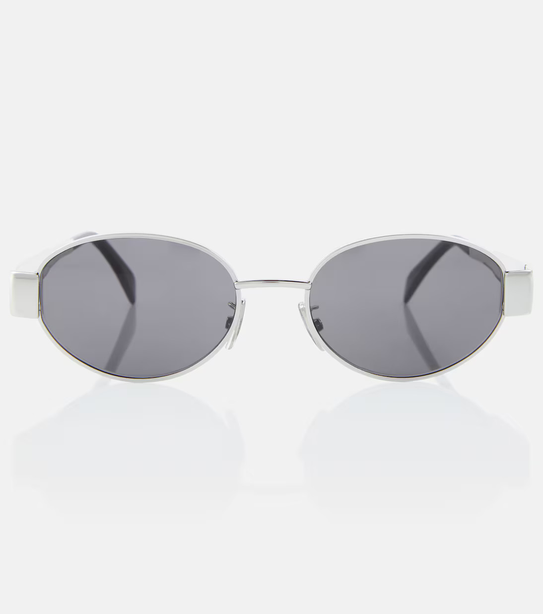 Triomphe oval metal sunglasses | Mytheresa (US/CA)
