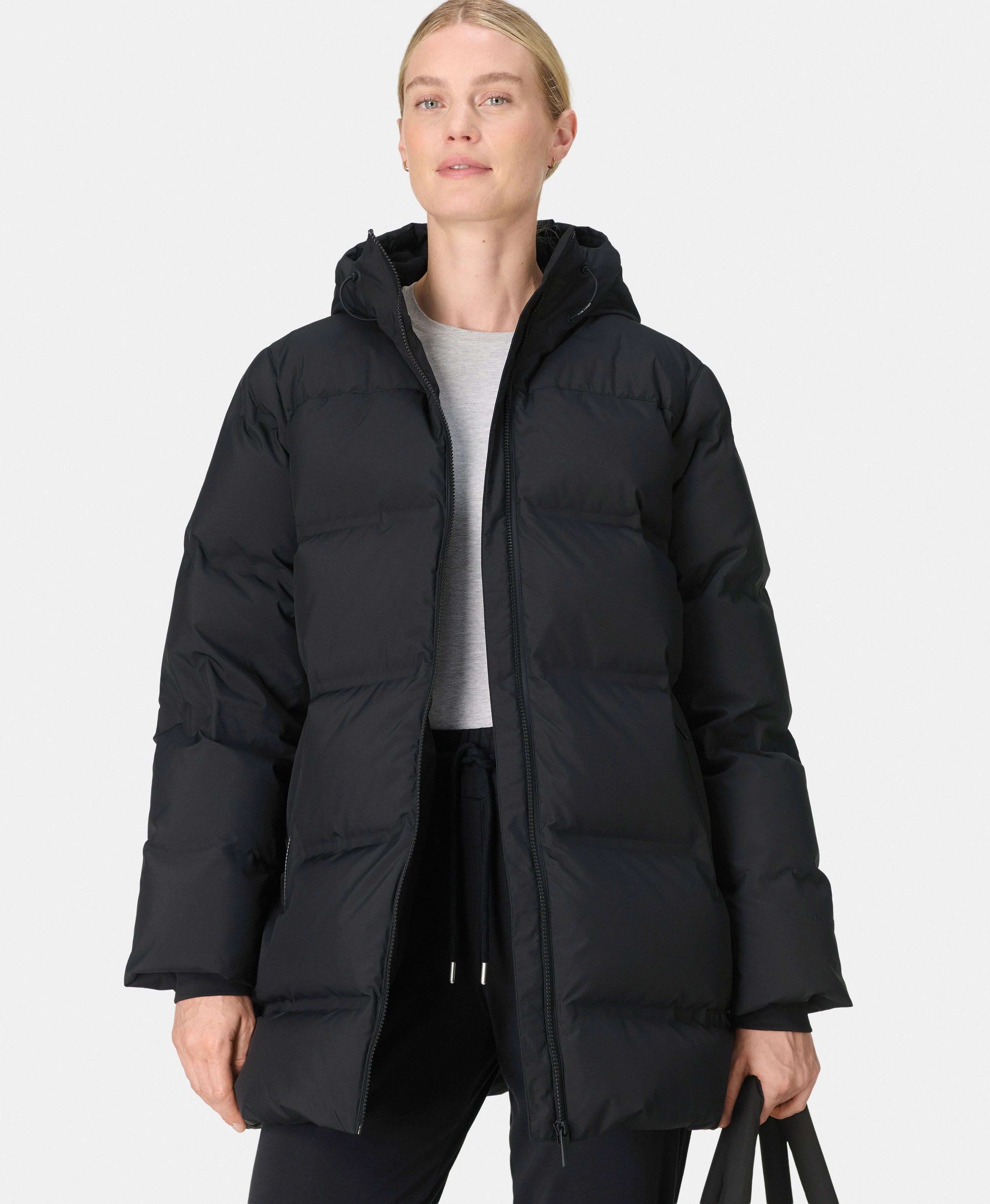 Nimbus Mid Waterproof Puffer - Black | Women's Jackets + Coats | Sweaty Betty | Sweaty Betty UK