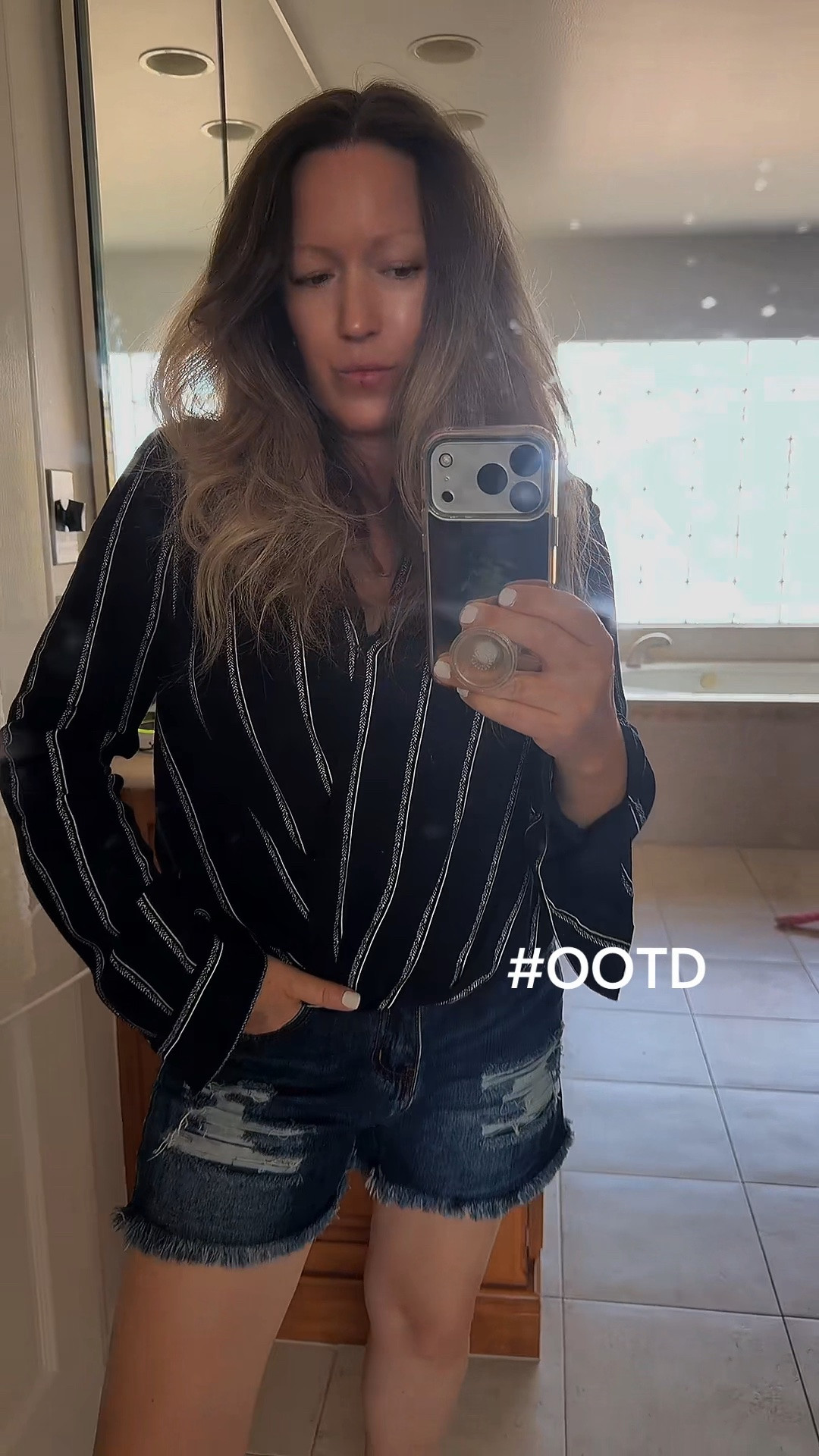 These stretch jeans shorts on repeat