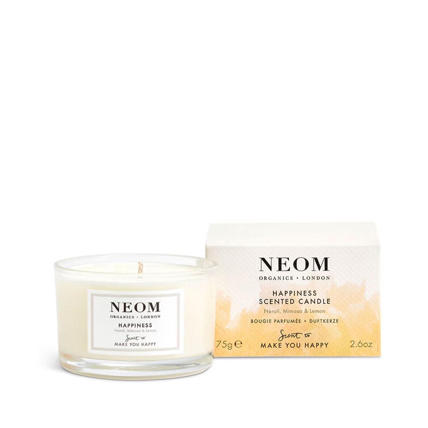 NEOM Organics Scented Happiness Travel Candle | Look Fantastic (UK)