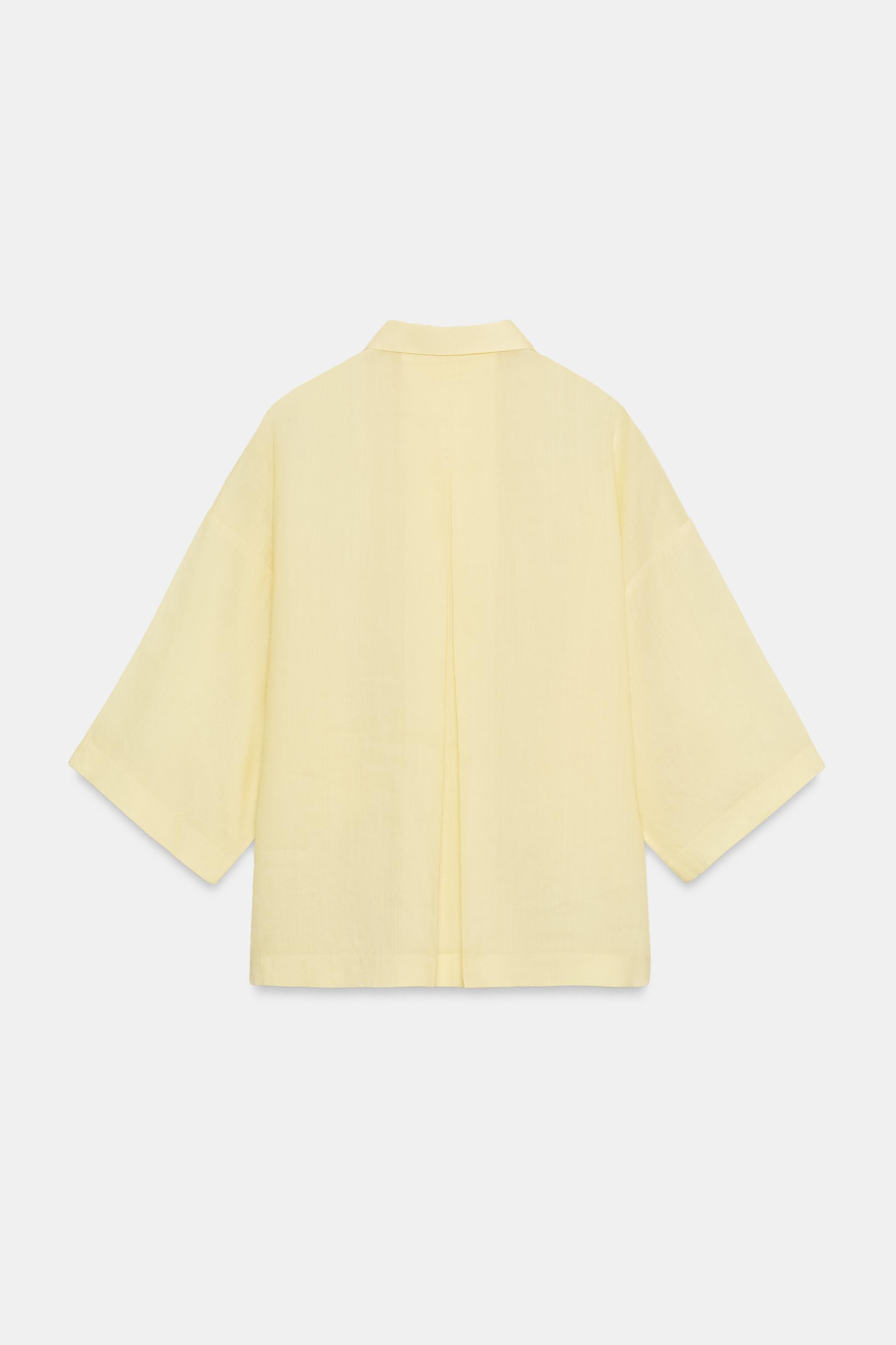 ZW COLLECTION RAMIE OVERSIZE SHIRT | Zara UK