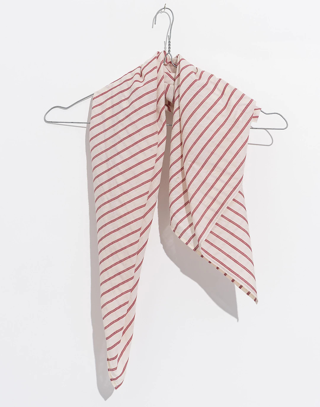 World of Crow Red Striped Cotton Bandana | Madewell